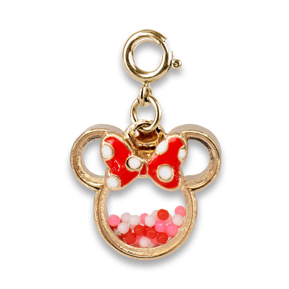 Gold Minnie Shaker Charm