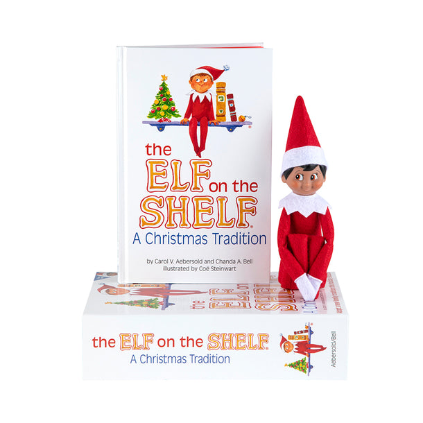 The Elf On The Shelf A Christmas Tradition Book and Doll - Deep Tone Boy