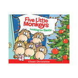 Five Little Monkeys Looking for Santa Book