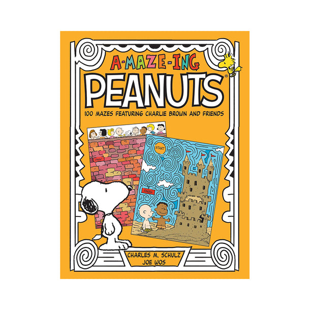 A-Maze-Ing Peanuts 100 Mazes Featuring Charlie Brown and Friends Book