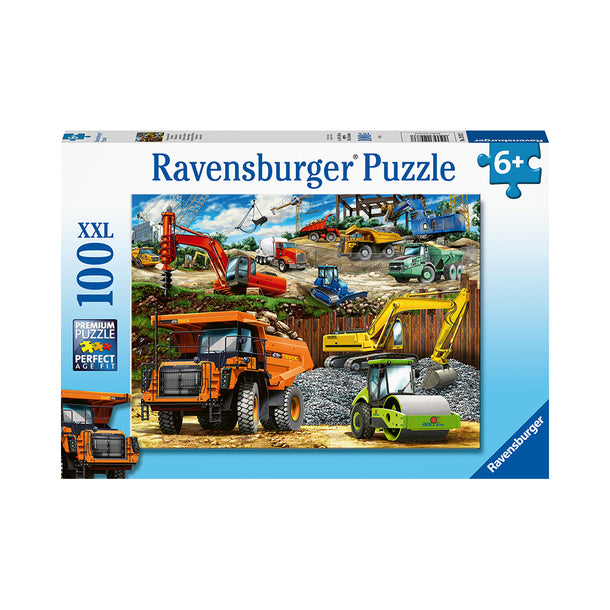 Ravensburger Construction Trucks 100pc Puzzle