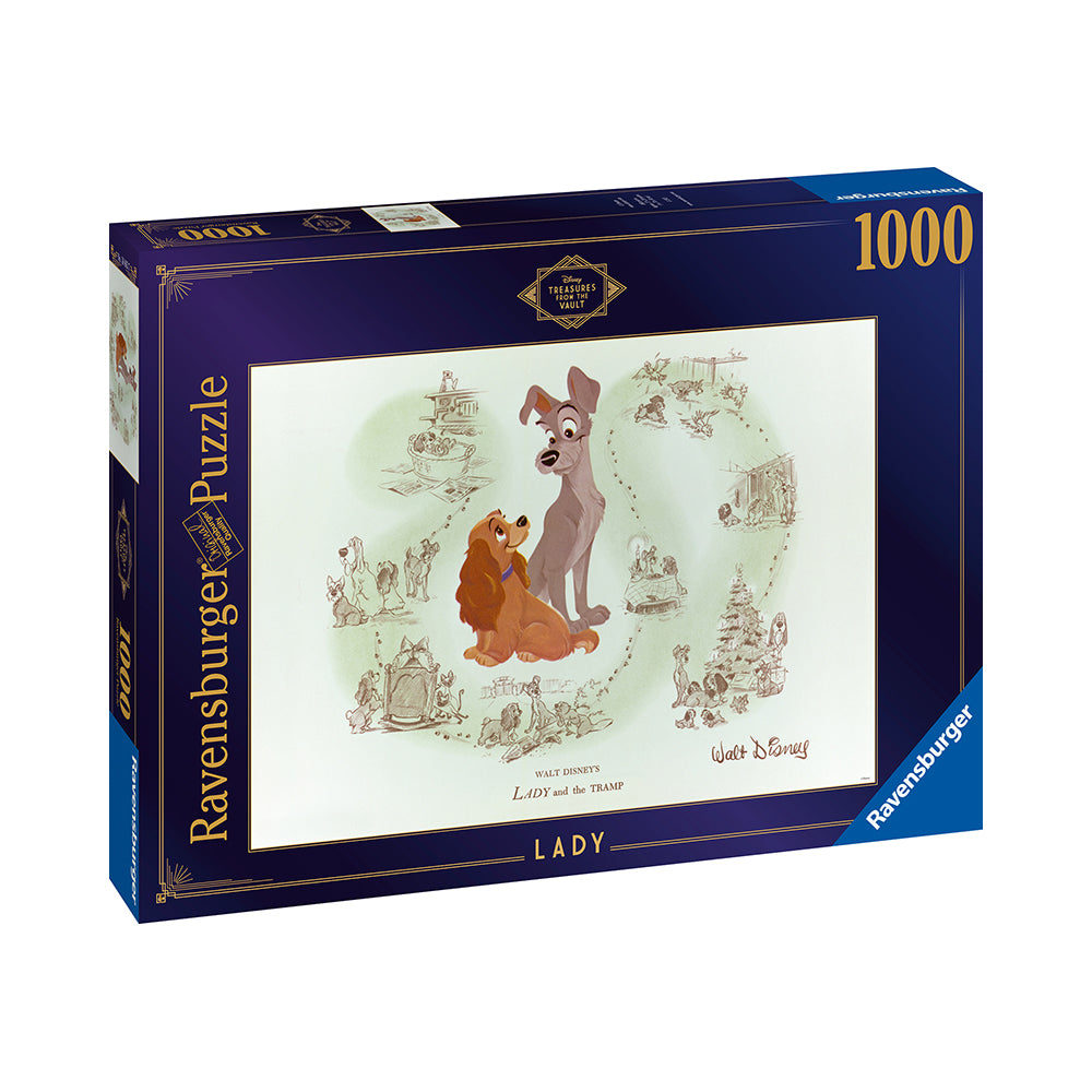 Ravensburger Disney Vault Lady and the Tramp 1000pc Puzzle Mastermind