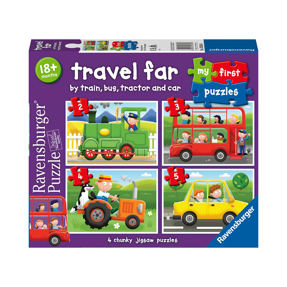 My First Puzzles Travel Far 2-5pc Puzzles