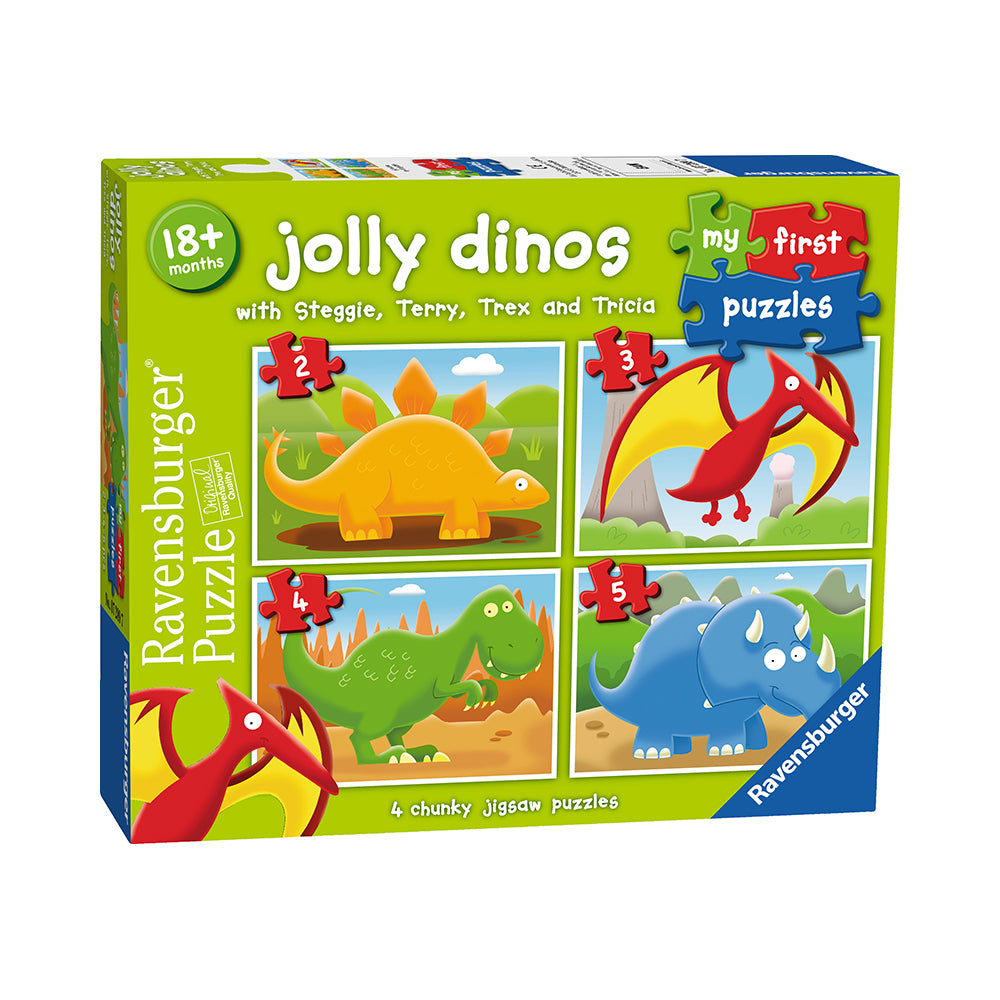 My First Puzzles Jolly Dinos 2-5pc Puzzles