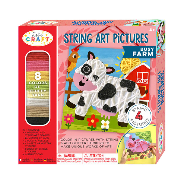 Let's Craft String Art Pictures Busy Farm