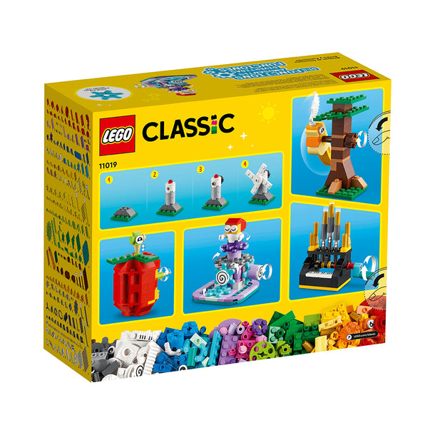 LEGO Classic Bricks and Functions 11019 Kids’ Building Kit (500 Pieces)
