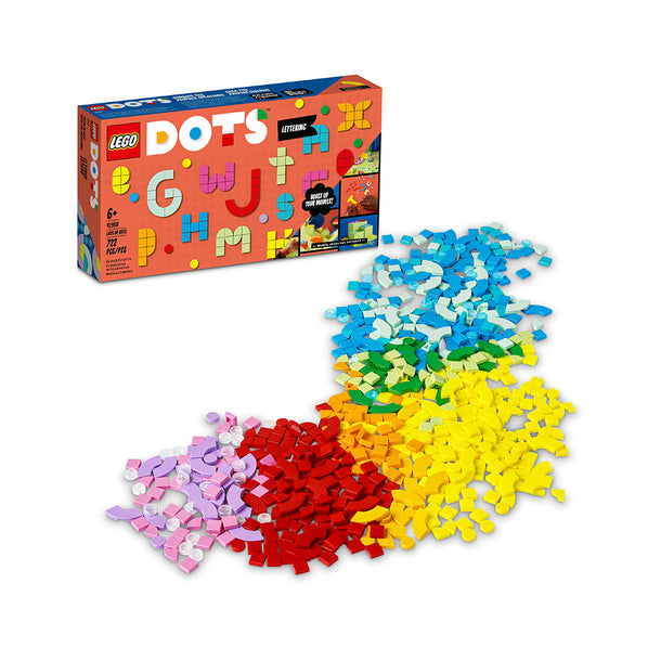 LEGO DOTS Lots of DOTS Lettering 41950 DIY Craft Decoration Kit (722 Pieces)