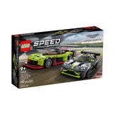 LEGO Speed Champions Aston Martin Valkyrie AMR Pro and Aston Martin Vantage GT3