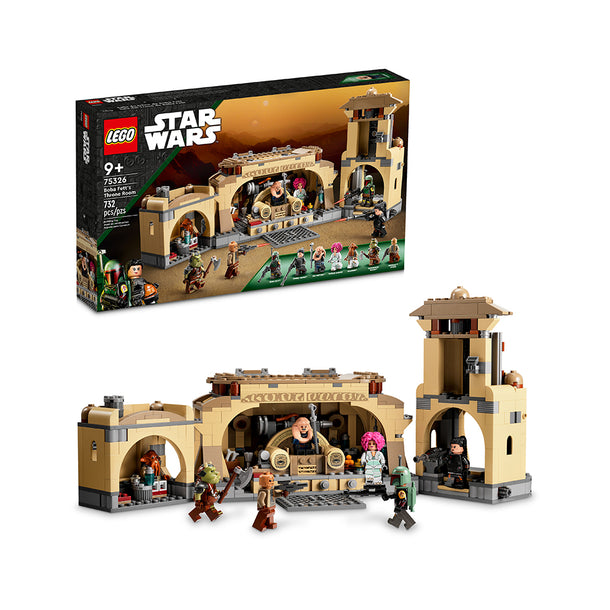 LEGO Star Wars Boba Fett’s Throne Room 75326 Building Kit (732 Pieces)