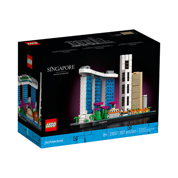 LEGO Architecture Skyline Collection Singapore 21057 Building Kit (827 Pieces)