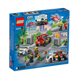 LEGO City Fire Rescue & Police Chase 60319 Building Kit (295 Pieces)