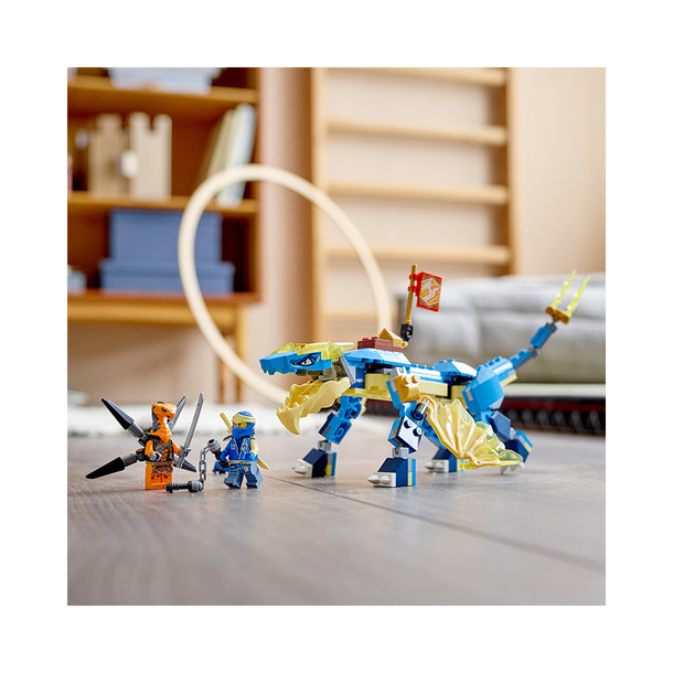 LEGO NINJAGO Jay’s Thunder Dragon EVO 71760 Building Kit (140 Pieces)