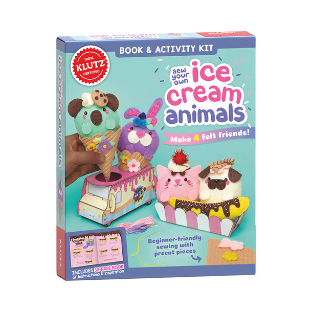 Klutz Sew Your Own Ice Cream Animals