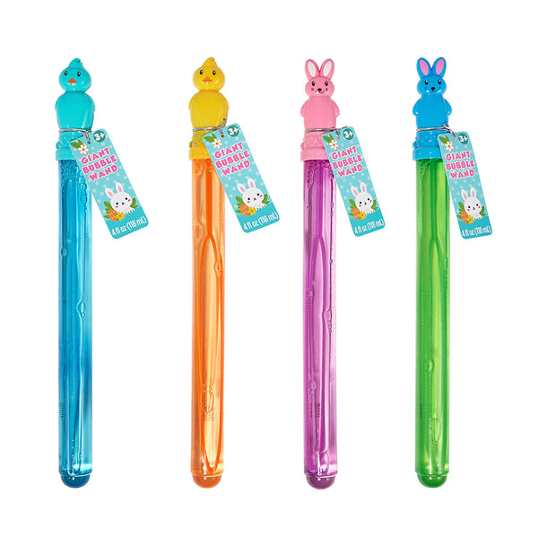 Giant Bubble Wands Easter 4oz Assorted