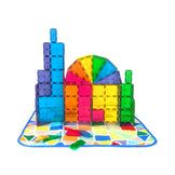 MAGNA-TILES Storage Bin Bundle 84-Piece Magnetic Construction Set, The MOST COMPLETE Set From The OR