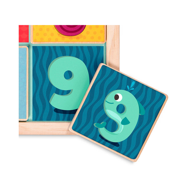 B. Count N' Doodle Magnetic Number Wooden Puzzle