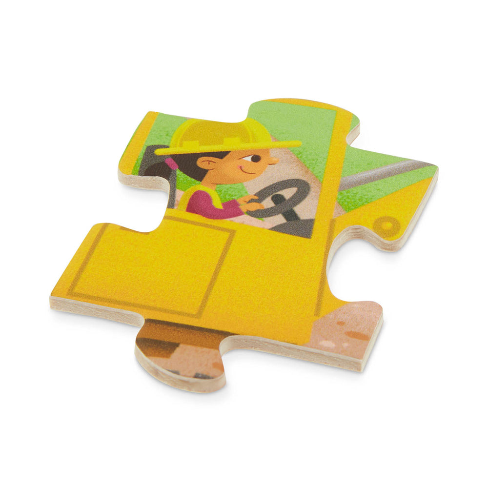 B Pack o'Puzzles - Trucks Wooden Puzzles in Box
