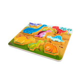 B. Dinosaurs Wooden Chunky Puzzle