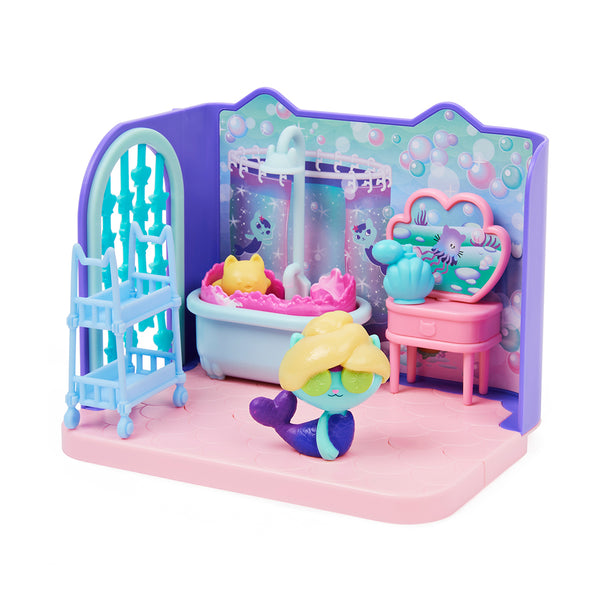 Gabby's Dollhouse Primp and Pamper Bathroom with MerCat