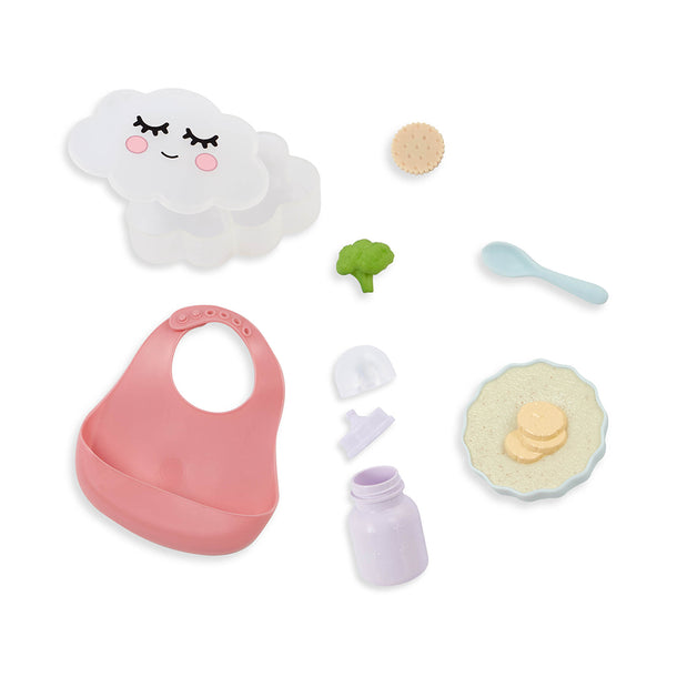 LullaBaby Meal Time Accessory Set for 14” Baby Doll