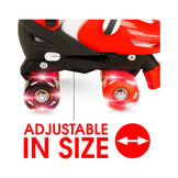 Madd Gear Zycom Quad Skates (J12-2Us) Red & Black