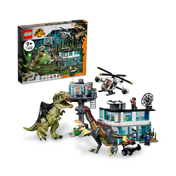 LEGO Jurassic World Giganotosaurus & Therizinosaurus Attack 76949 (658 Pieces)