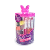 Spa*rkle LED Glow Spa Jar: Pink Butterfly
