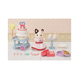Calico Critters Tuxedo Cat Girl Party Time Play Set
