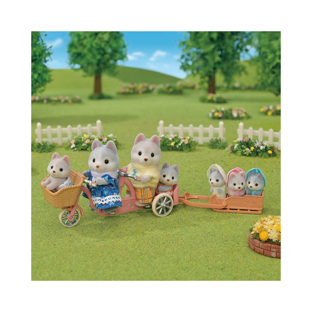 Calico Critters Husky Family