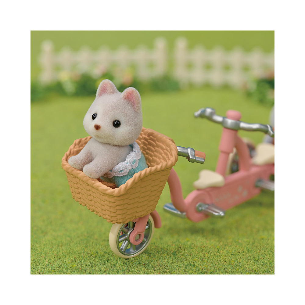 Calico Critters Tandem Cycling Set - Husky Sister