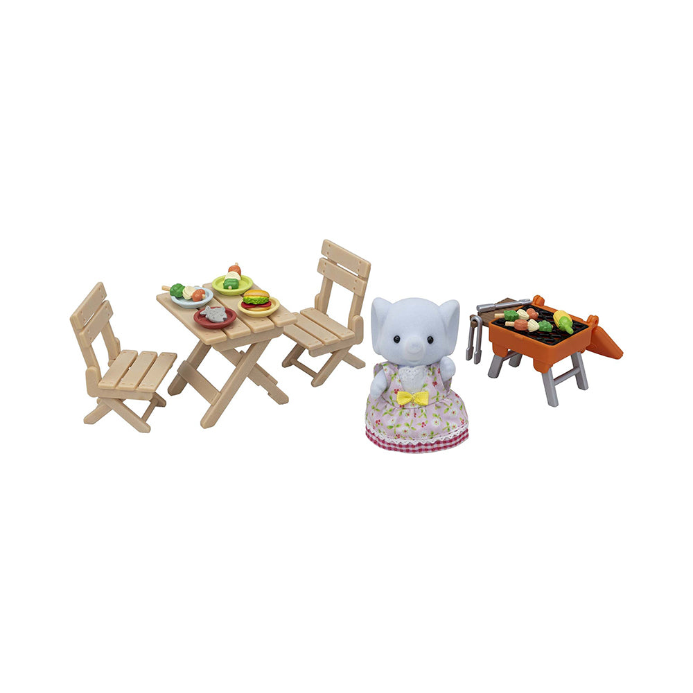 Calico Critters BBQ Picnic Set - Elephant Girl