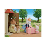Calico Critters Snow Rabbit Mother Weekend Travel Set