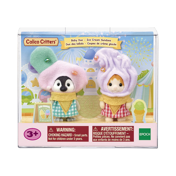Calico Critters Baby Duo - Ice Cream Sundaes