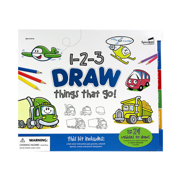 Activity Folder 123 Draw Things That Go