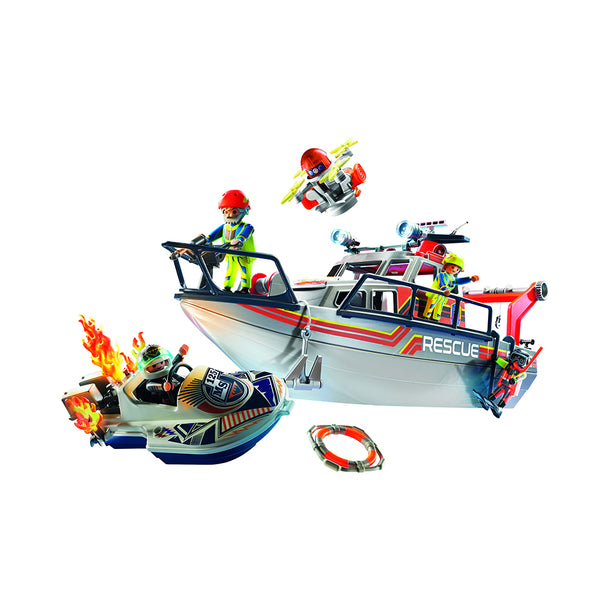 Playmobil Fire Rescue With Personal Watercraft