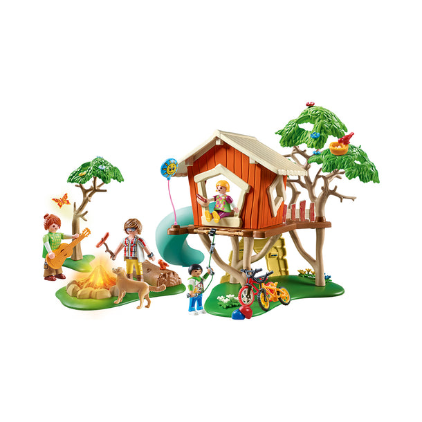 Adventure Treehouse With Slide