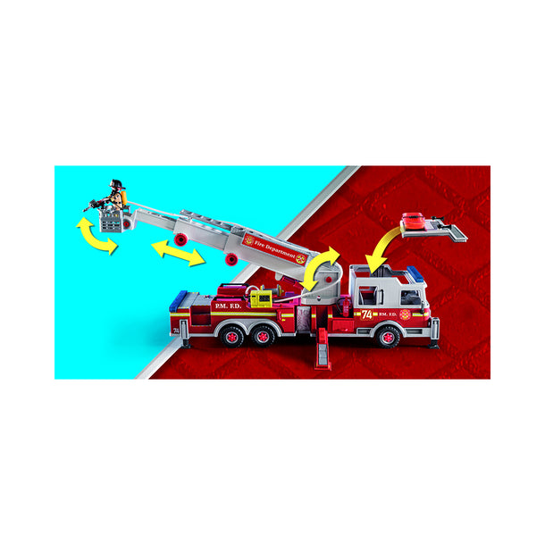 Fire Engine With Tower Ladder