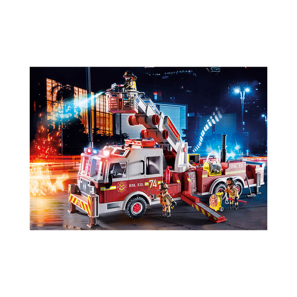 Fire Engine With Tower Ladder