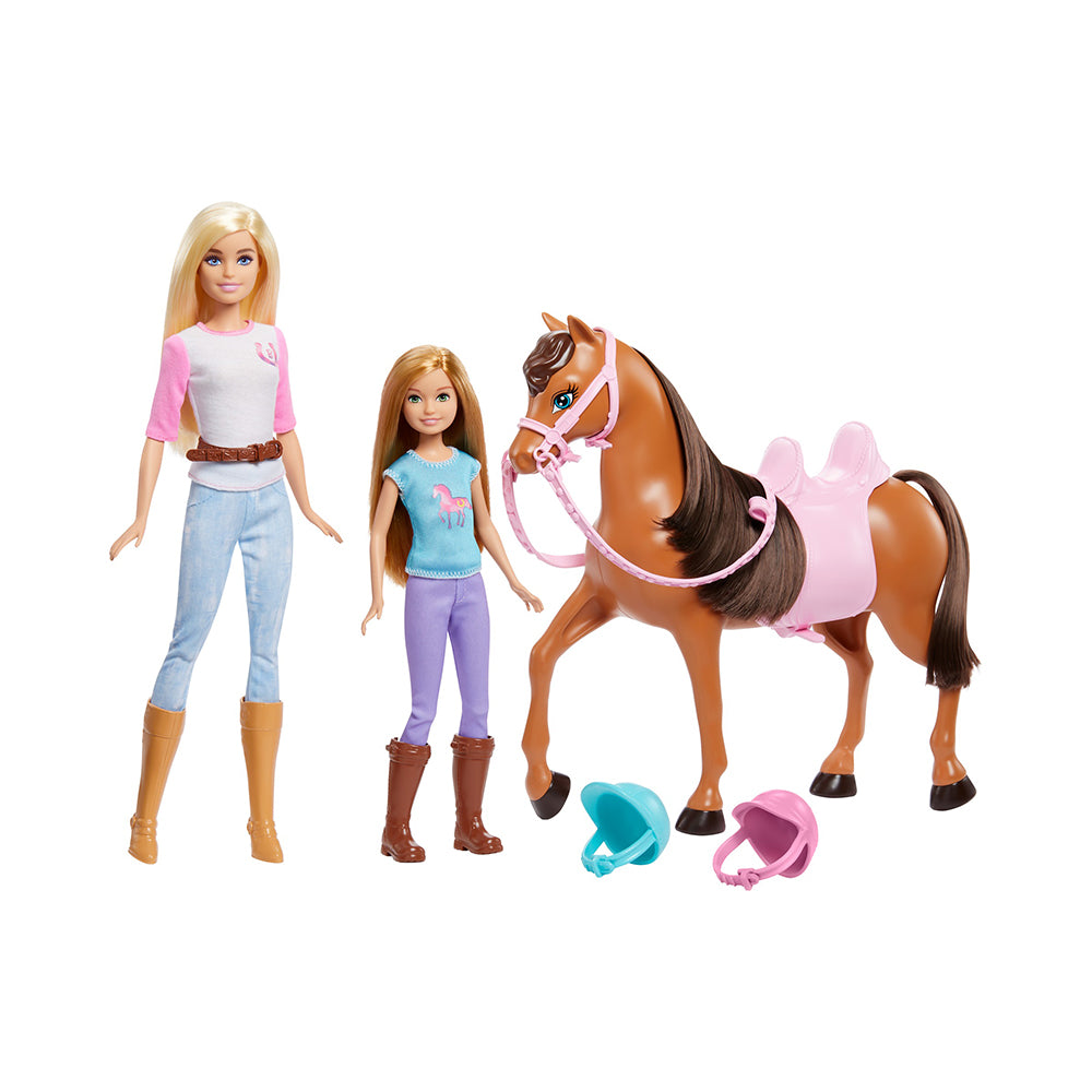 Barbie Sisters Horse Playset with 2 Dolls, Horse & Accessories