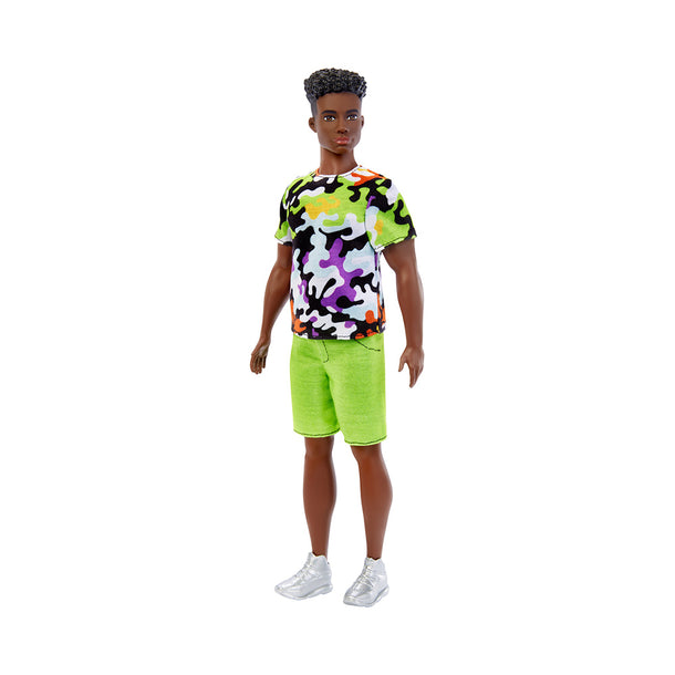Barbie Fashionistas Ken Doll  #183 with Camo Print Shirt