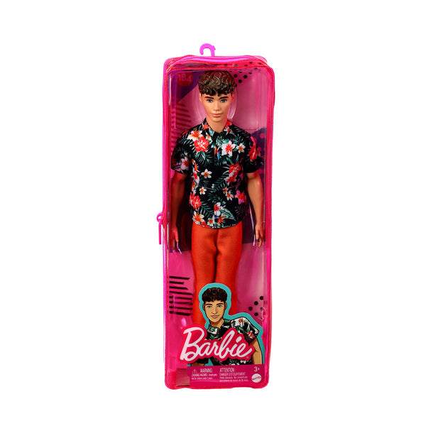 Barbie Fashionistas Ken Doll #184 with Floral Print Shirt