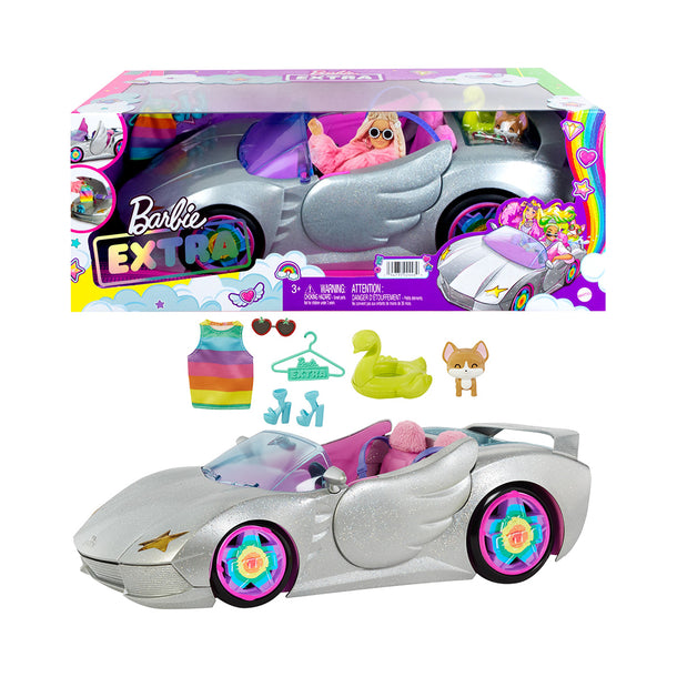 Barbie Extra Sparkly Convertible Set