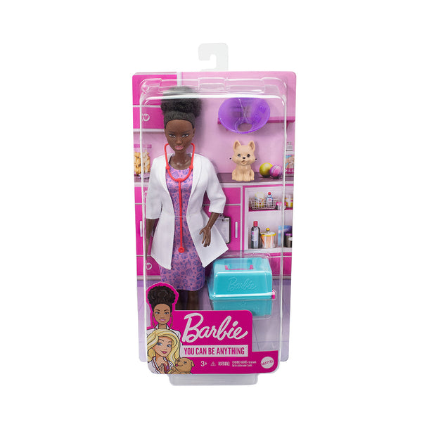 Barbie Pet Vet Brunette Doll & Playset