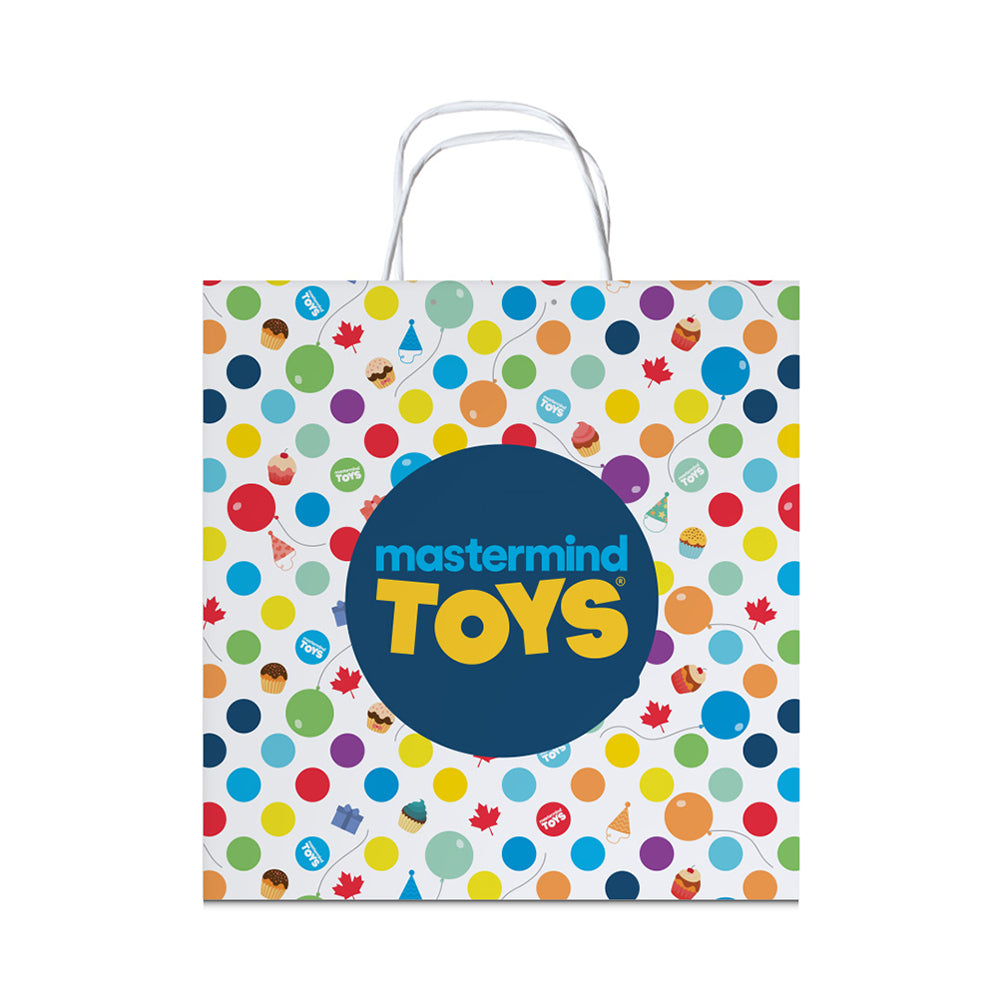 Mastermind Toys Large Paper Shopper Bag 15" x 15.25" x 7"