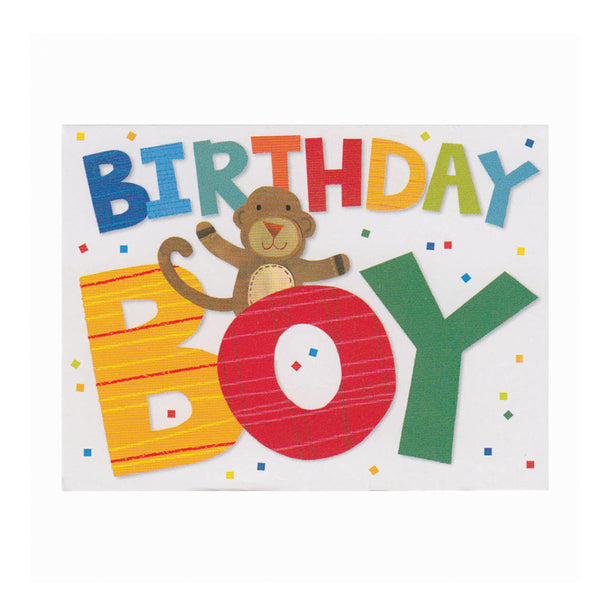 Birthday Boy Enclosure Card