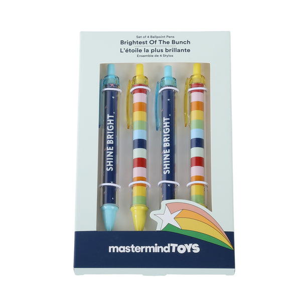 Mastermind Toys Shine Bright Pens Set of 4