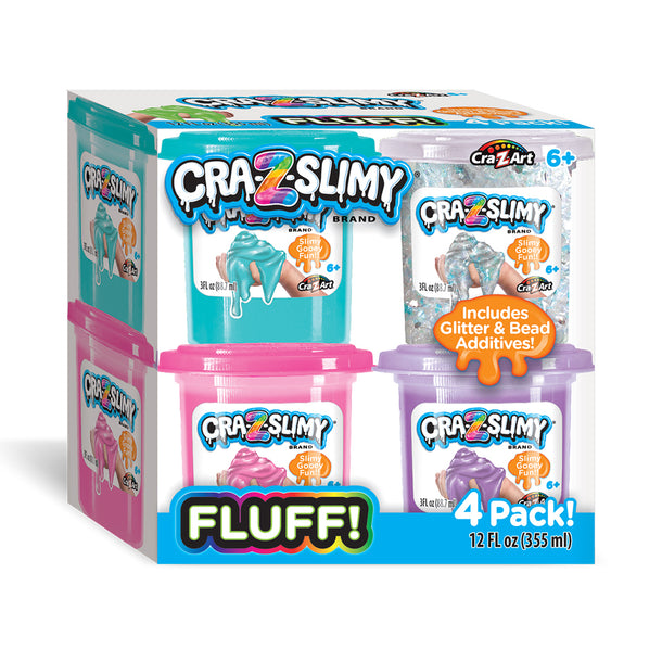 Cra-Z-Slimy Fluffy 4pk