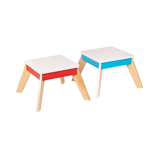 Mastermind Toys Arts And Crafts Table With Storage, 3Pc Set