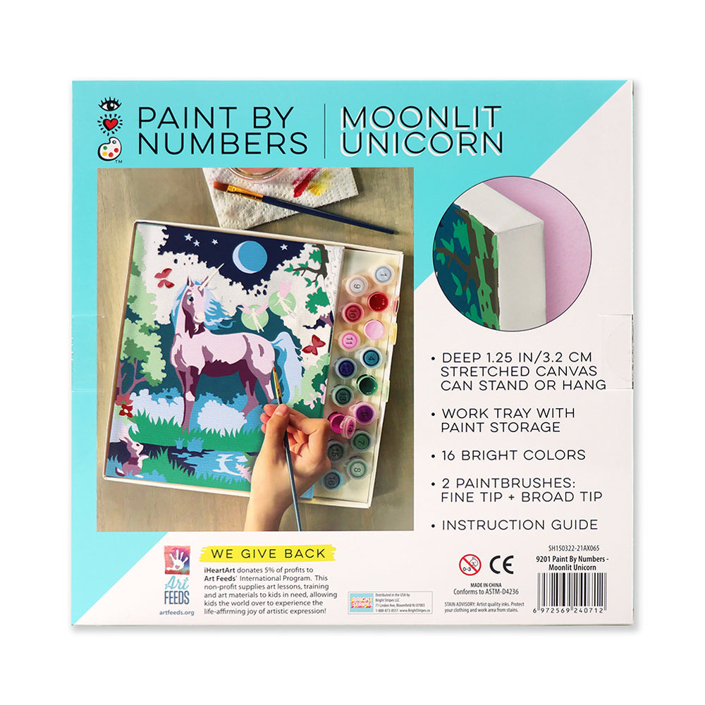 iHeartArt Paint By Numbers- Moonlit Unicorn