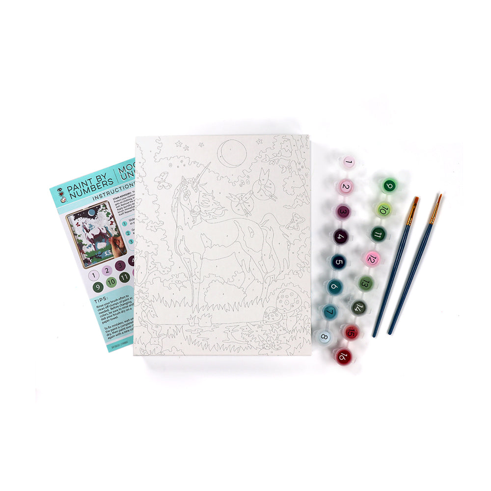 iHeartArt Paint By Numbers- Moonlit Unicorn